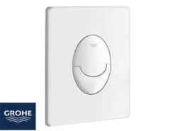 Placca Wc Grohe® Start 2 Pulsanti Bianca