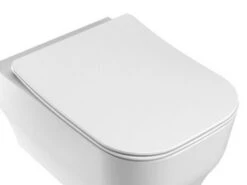 Sedile Wc Slim Ether Soft-Close Bianco Lucido